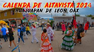 Calenda de ALTAVISTA DE JUAREZ en huajuapan de Leon 2024  Octubre [upl. by Lienaj874]