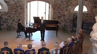 Tosti  Ideale Modestas Sedlevičius baritone with Gabrielius Alekna pianist [upl. by Nnave]