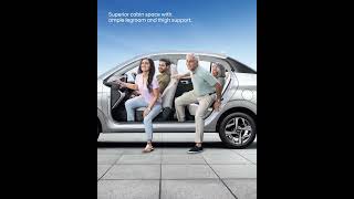 Hyundai AURA  Superior cabin space with ample legroom and thigh support​​ [upl. by Bathsheb]