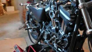 How to remove your 2006 Harley Davidson 883 Motor [upl. by Garrick]