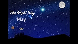 The Night Sky May 2019  Astronomical Calendar [upl. by Nwahs]