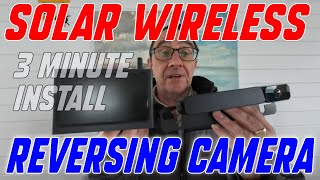 Solar Wireless Reversing Camera Kit [upl. by Ahsitul]