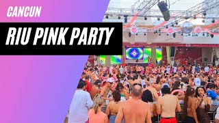 Hotel RIU Caribe  Dunamar  Latino  Palace Peninsula amp Costa Mujeres Pink Party 2024 Cancùn [upl. by Yerdna122]