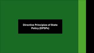 Directive Principles of State Policy DPSPs  Indian Polity  UPSC [upl. by Pickard]