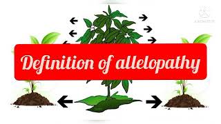 definition of allelopathymeaning of allelopathy [upl. by Arutek]