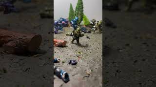 halo mega construx diorama part 2 halo halomegaconstruxstopmotion stopmotionanimation [upl. by Elehcor496]