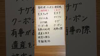 無意識に使ってしまう2重表現 漢字 日本語 japanese [upl. by Raviv]