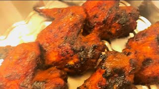 Mango Habanero Wings WEEK 2 WINGS nfl gameday wings food foodie cooking chicken [upl. by Onaicul790]