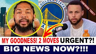 LAST MINUTE MY GOD THE BOMB EXPLODED 2 HUGE MOVES WARRIORS NOW GOLDEN STATE WARRIORS NEWS [upl. by Seftton]