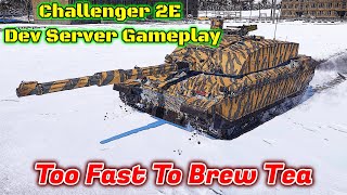 Challenger 2E First Dev Server Gameplay  Finally Some British Speed War Thunder [upl. by Refenej]