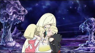 Every Lusamine hug from the Pokémon anime dub [upl. by Alyworth694]