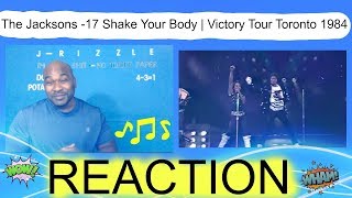 The Jacksons  17 Shake Your Body  Victory Tour Toronto 1984REACTION [upl. by Daye]