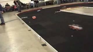 RC18 RC Oval Racing Highlights Late Model Outlaw Brushless  Short Track [upl. by Finn36]