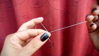 Tatting  How to Start and Hide End no knot [upl. by Tonry518]