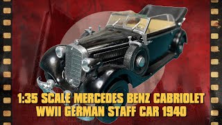 1937 Mercedes Benz Cabriolet 135 scale from ICM [upl. by Dwinnell]