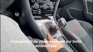 Quand et comment changer les vitesses manuellement sur une voiture à boîte automatique [upl. by Htyderem622]