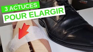 Chaussures serrées  3 astuces pour les élargir [upl. by Dymoke208]