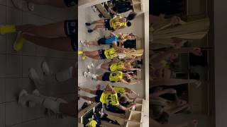 Fenerbahces Macarena Celebration 💃  Fenerbahçeden Macarena Dansı volleyball fenerbahçe [upl. by Shum45]