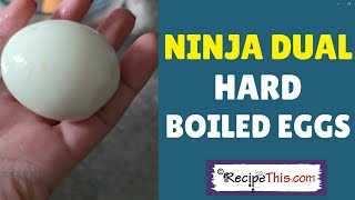 Ninja dual hard boiled eggs ninja dual air fryer recipes series [upl. by Chaiken53]