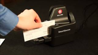 Burroughs SmartSource Micro Elite Check Scanner  Available at Unilink Inc [upl. by Gallager747]