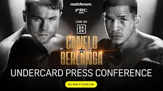 CANELO ALVAREZ VS EDGAR BERLANGA UNDERCARD PRESS CONFERENCE LIVESTREAM [upl. by Anomar]