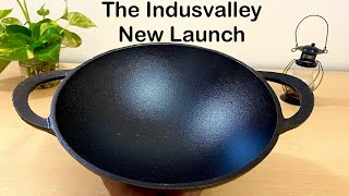 🛍New Big Sale 🛍The Indusvalley Super smooth Cast iron kadai round bottom [upl. by Flodnar]