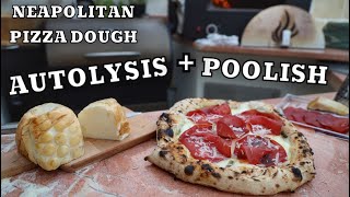 HOW TO MAKE AUTOLYSIS  POOLISH NEAPOLITAN PIZZA DOUGH [upl. by Nebuer]