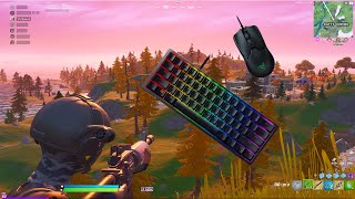 Razer Huntsman Mini ASMR Fortnite  Razer Linear Optical Switches [upl. by Atsyrt]