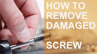 How to Use a Screw Extractor  The proper way [upl. by Mikol]