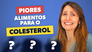 O que parar de comer imediatamente por causa do colesterol [upl. by Livvy]