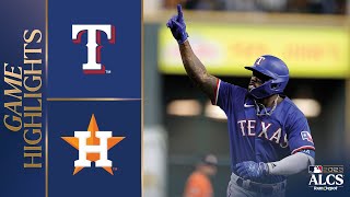 Rangers vs Astros ALCS Game 6 Highlights 102223  MLB Highlights [upl. by Tohcnarf]