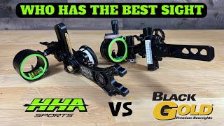 BEST BOW SIGHT FOR 2023  Black Gold Dual Trac vs HHA Ryz [upl. by Nnorahs161]