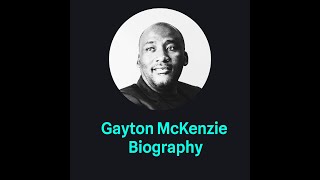 Gayton McKenzie Biography  CityMedia [upl. by Elise]