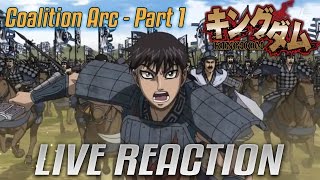 Kingdom Coalition Arc Chapters 257270 Part 1 Live Reaction  THE COALITION BEGINS [upl. by Etezzil]