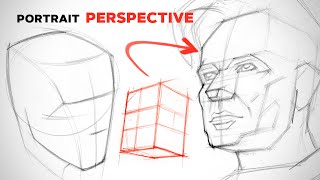 How to Draw 3D Heads with Perspective [upl. by Paloma]