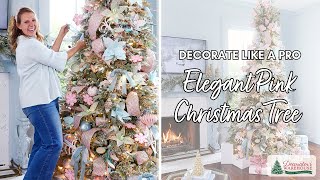 Pink amp Blue Christmas Tree Decor I A Guide to Decorating Your Tree Like a Pro [upl. by Ymled]