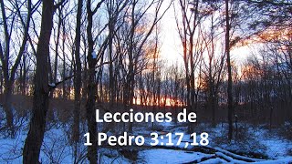 Lecciones de 1 Pedro 31718 [upl. by Lennod]