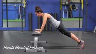 Hands Elevated Pushups  Reign Fitness amp Performance [upl. by Gianna]