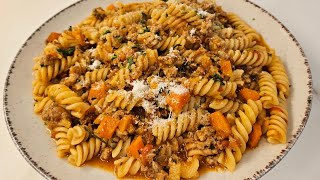 Makarona Bolonjeze si ne Itali  Quick Easy Spaghetti Bolognese Sauce [upl. by Werdma]