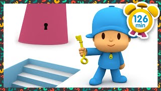 🔑 POCOYO ITALIANO  Il Mistero della Chiave Maestra 126 min  VIDEO e CARTONI ANIMATI per bambini [upl. by Ecirbaf]