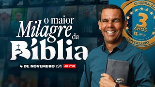 📖 O maior milagre da Bíblia I Aniversário de 3 anos A Bíblia Comentada com Rodrigo Silva [upl. by Haianeb]