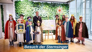 Besuch der Sternsinger in der Bayerischen Staatskanzlei  Bayern [upl. by Aicad392]