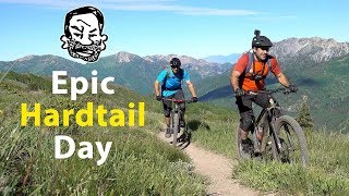 Epic First Ride on my Hardtail with Eric Porter [upl. by Adam634]