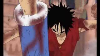 ONE PIECE AMV ROW ROW FIGHT THE POWER [upl. by Ardyth]