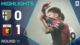 PARMAGENOA 01  HIGHLIGHTS  Pinamonti halts Genoa’s losing streak  Serie A 202425 [upl. by Ulah]