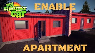 Enable Apartment  Live in a new apartment  My Summer Car 68 Mod [upl. by Eelrak]