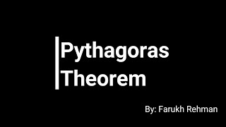 Pythagoras Theorem  O level  AQA  IGCSE  Syllabus D  Mathematics [upl. by Ros]