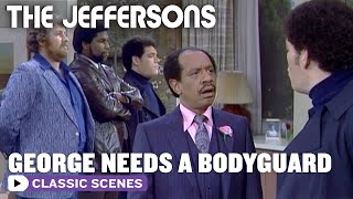 Georges NEW Body Guard ftSherman Hemsley  The Jeffersons [upl. by Airetal]