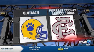 1115 Highlights Quitman v Forrest County AHS [upl. by Conlan]