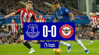 EVERTON 00 BRENTFORD  Premier League highlights [upl. by Sholley]